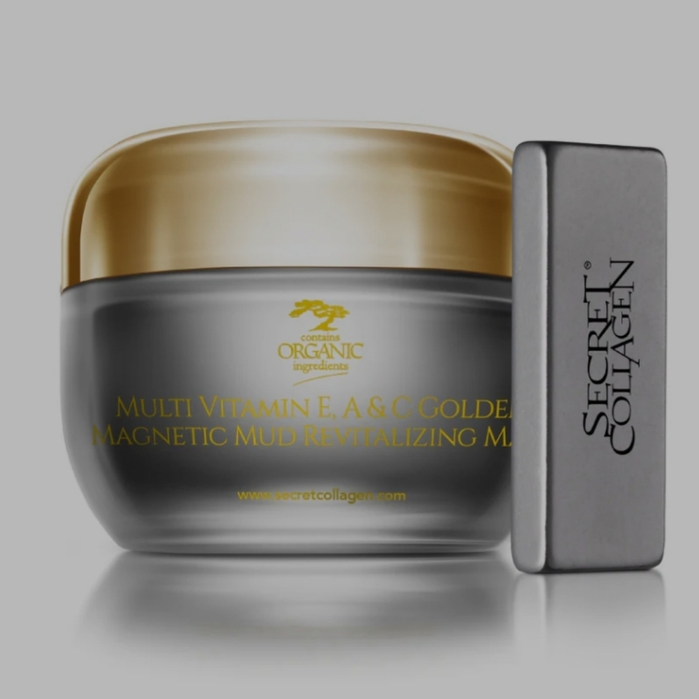 Secret Collagen Multi-Vitamin E, A & C Golden Magnetic Mud Revitalizing Mask